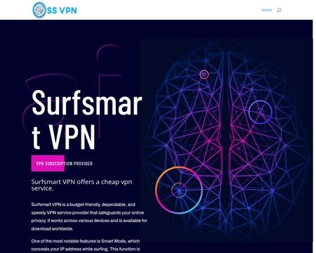 website thubmnail of Surfsmartvpn.store