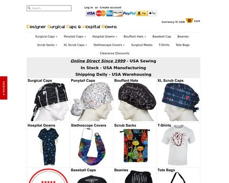 website thubmnail of SurgicalCaps