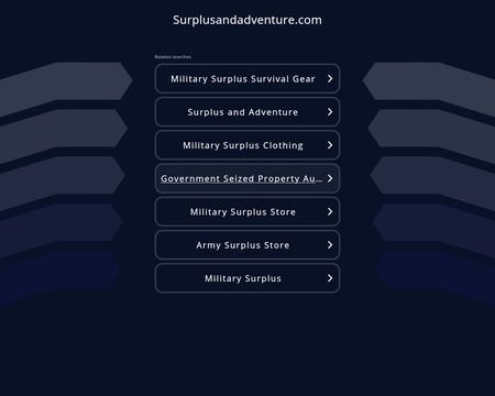 website thubmnail of Surplusandadventure