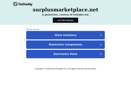 website thubmnail of Surplusmarketplace.net