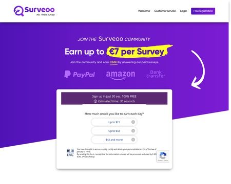 website thubmnail of Surveoo