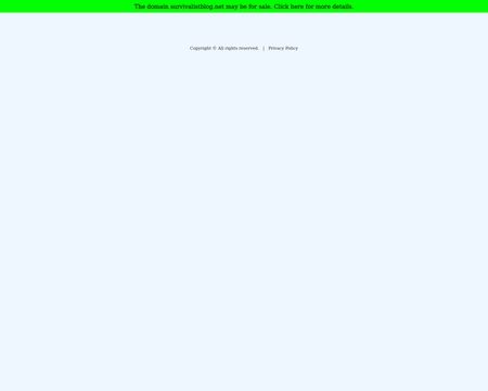 website thubmnail of Survivalistblog.net