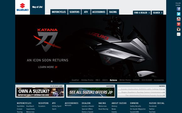Thumbnail of Suzukicycles.com