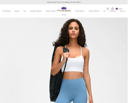 website thubmnail of Svelte Belle