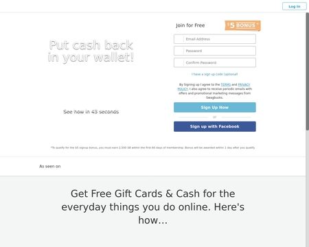 website thubmnail of Swagbuks