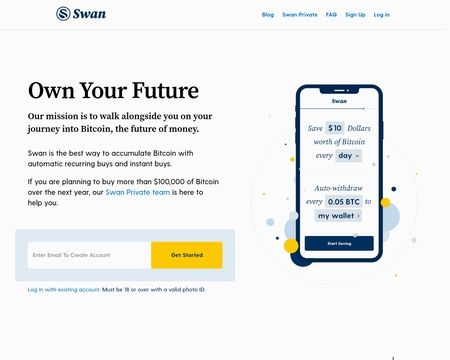 website thubmnail of Swanbitcoin