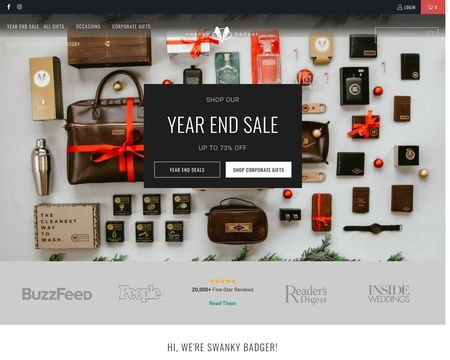 website thubmnail of Swanky Badger