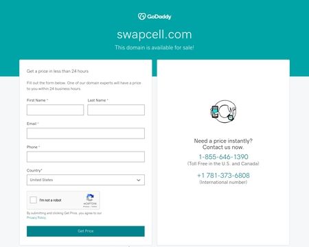 website thubmnail of Swapcell