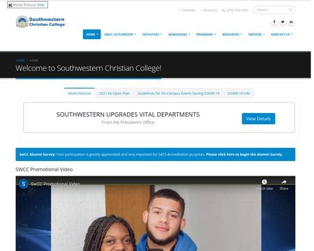 website thubmnail of Swcc.edu