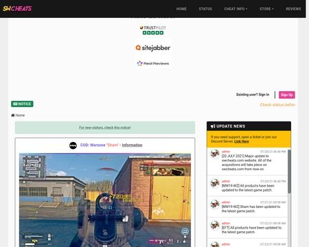 website thubmnail of Swcheats