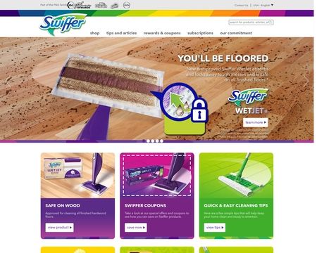 website thubmnail of Swiffer