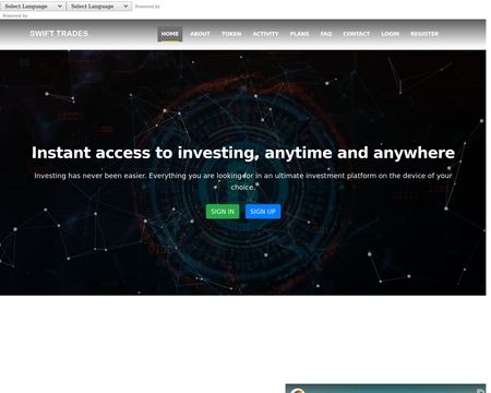 website thubmnail of Swift Trades