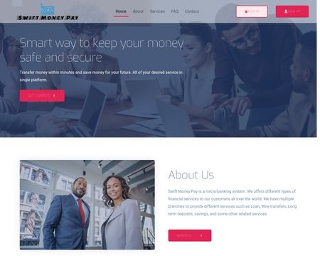 website thubmnail of Swiftmoneypay