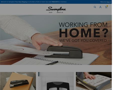 website thubmnail of Swingline