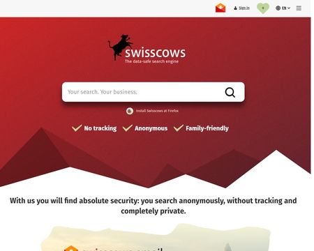 website thubmnail of Swisscows