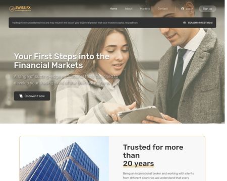 website thubmnail of Swissfx.co.uk