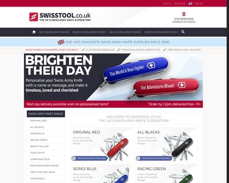 website thubmnail of Swisstool.co.uk