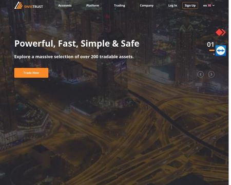 website thubmnail of Swistrust