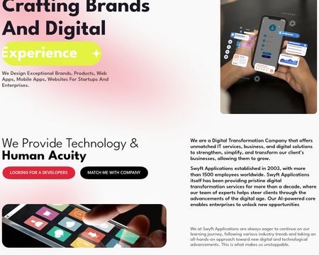 website thubmnail of Swyft Applications