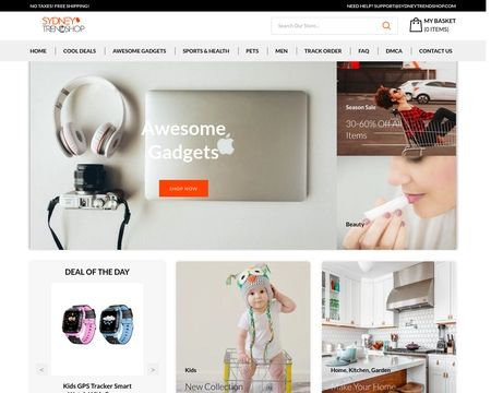 website thubmnail of Sydneytrendshop