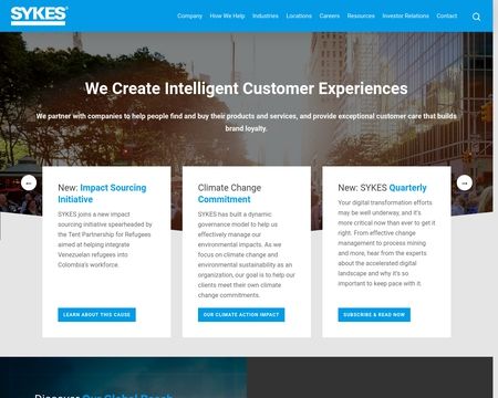 website thubmnail of Sykes Enterprises