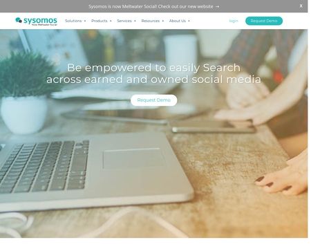 website thubmnail of Sysomos