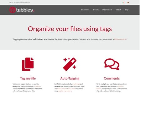 website thubmnail of Tabbles