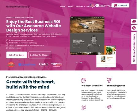 website thubmnail of Tailored Website Design