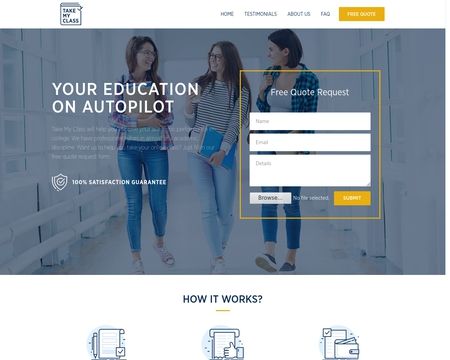website thubmnail of Take My Class
