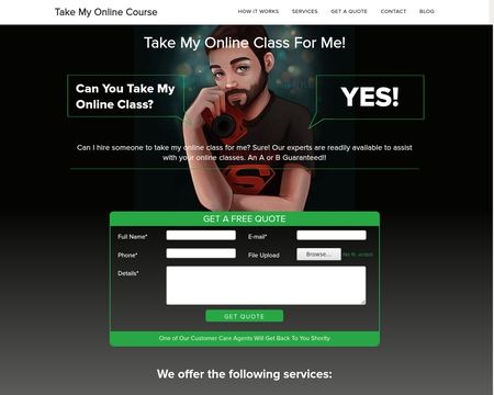 website thubmnail of Take My Online Course