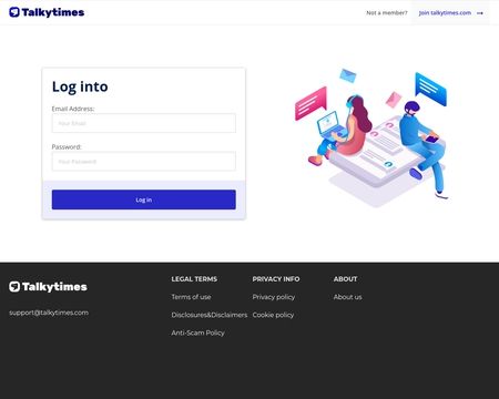 website thubmnail of TalkyTimes