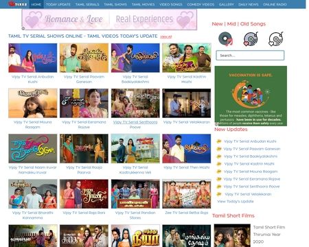 website thubmnail of Tamilo