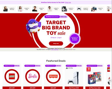 website thubmnail of Target.com.au