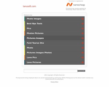 website thubmnail of Tarusoft