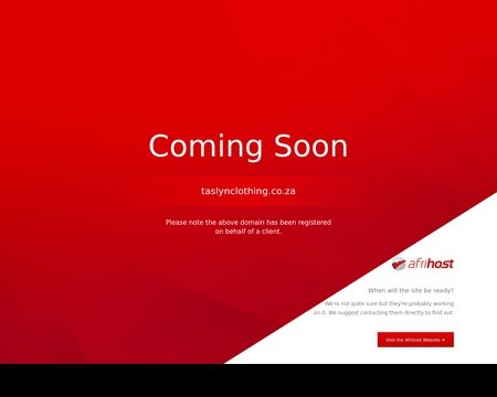 website thubmnail of Taslynclothing.co.za