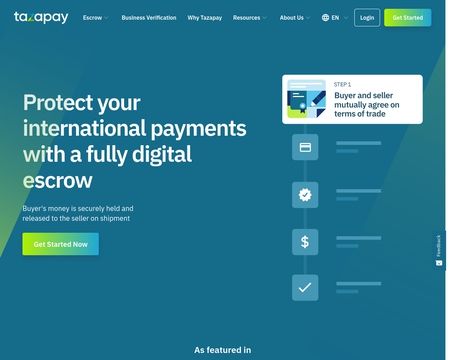 website thubmnail of Tazapay