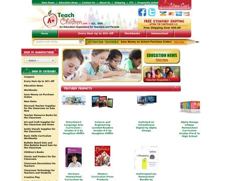 website thubmnail of TeachChildren