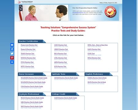 website thubmnail of TeachingSolutions.org