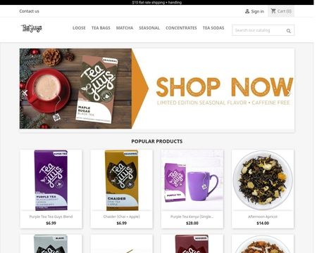 website thubmnail of Tea Guys