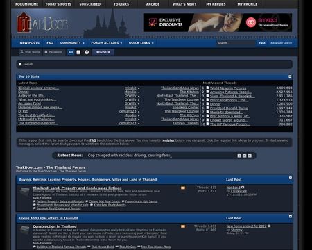 website thubmnail of TeakDoor