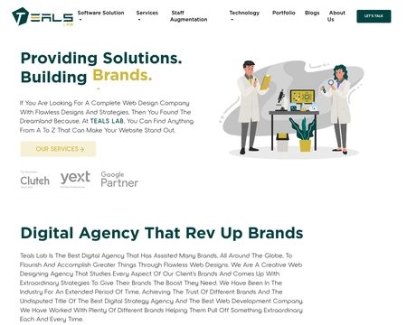 website thubmnail of Teals Lab