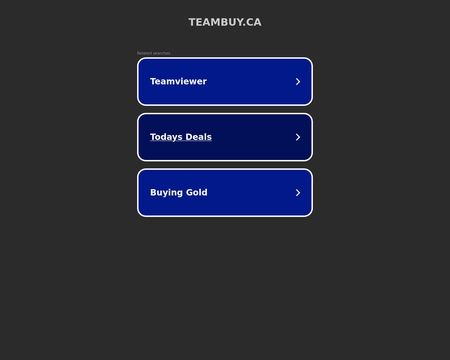 website thubmnail of TeamBuy.ca