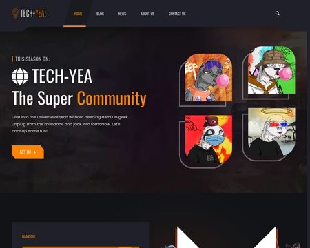 website thubmnail of Tech-yea