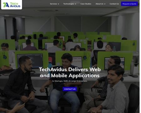 website thubmnail of Tech Avidus