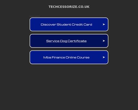 website thubmnail of Techcessorize.co.uk