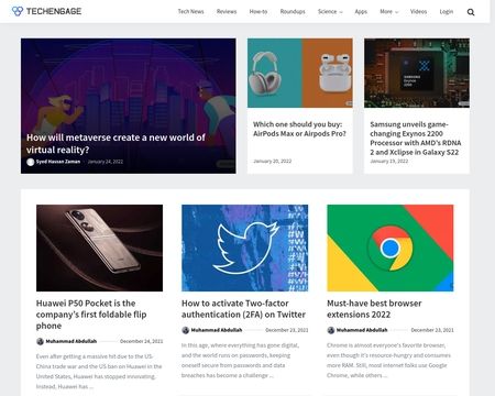 website thubmnail of TechEngage