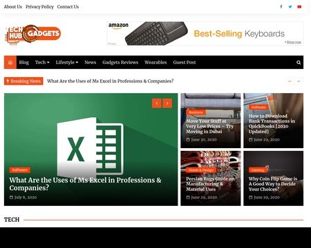 website thubmnail of Techhubgadgets