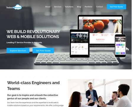 website thubmnail of Techno Softwares