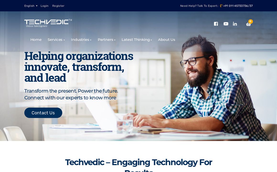 website thubmnail of TechVedic.co.in
