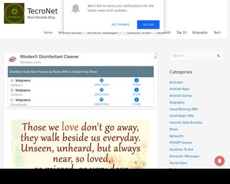 website thubmnail of Tecronet